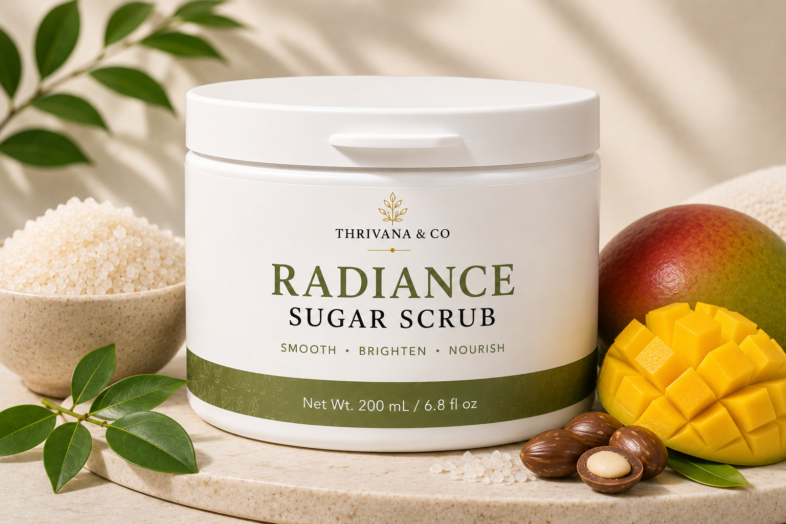 Radiance Sugar Scrub 200ml/6.8oz